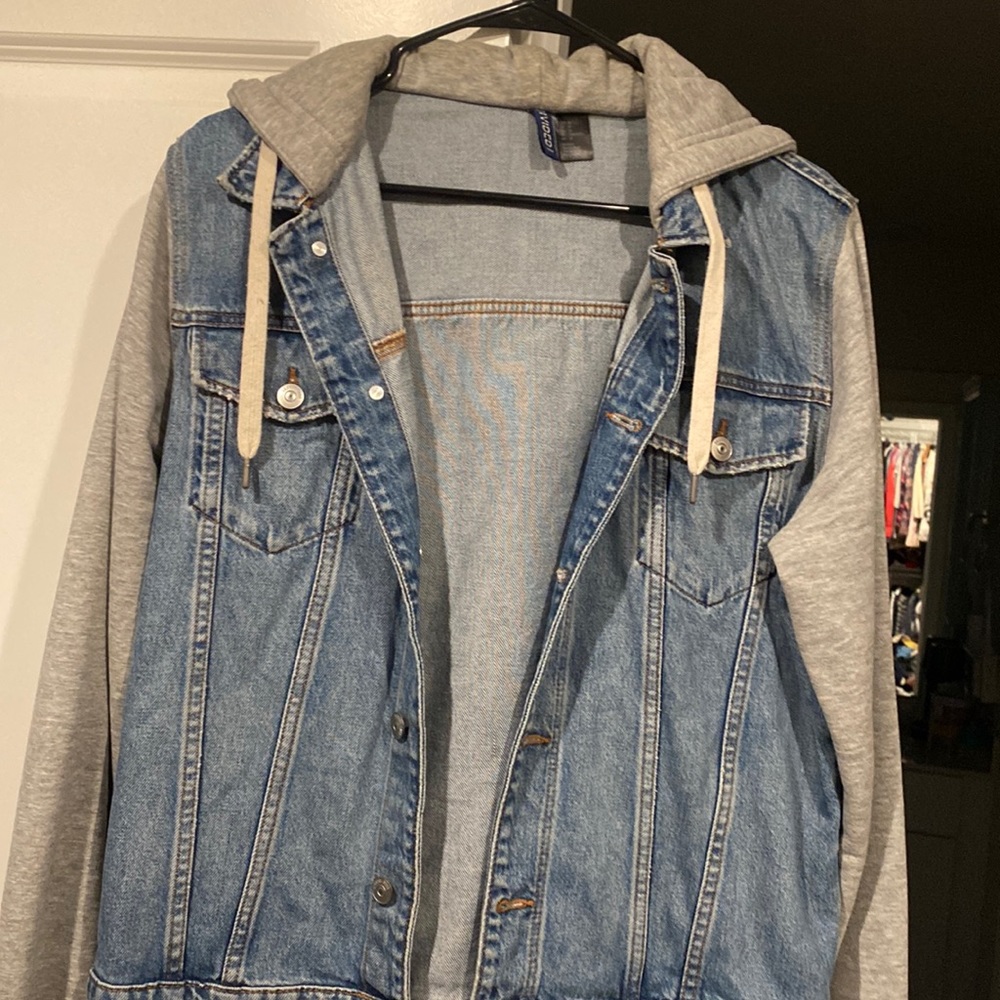 Hooded Jean jacket